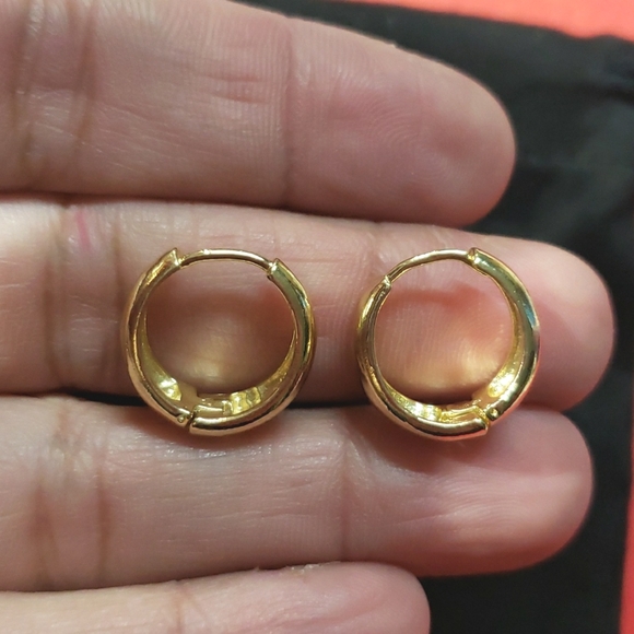 Jewelry - Gold Huggie Hoop Earrings